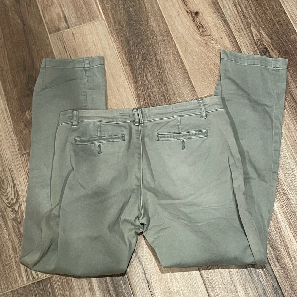 Anthropologie Pilcro & the letterpress green pants Sz 28 b1015 - Picture 7 of 8